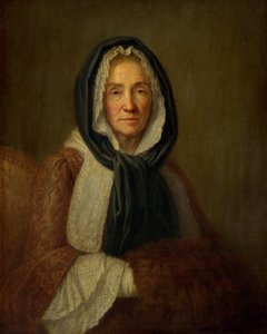 Oude Vrouw met een Muff door French 18th Century