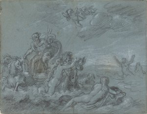 De Triomf van Neptunus door French 18th Century