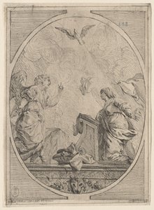 De Aankondiging door French 18th Century after Pierre Hubert Subleyras
