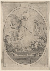 De Droom van Sint Jozef door French 18th Century after Pierre Hubert Subleyras
