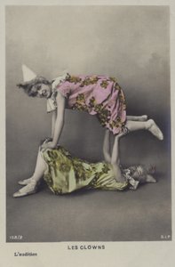 Een paar clowns door French Photographer
