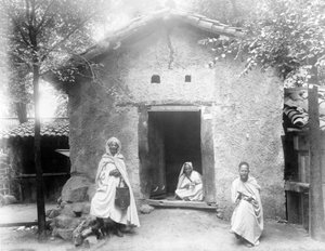 Een voorbeeld van een Kabyle Huis, Parijse Tentoonstelling, 1889