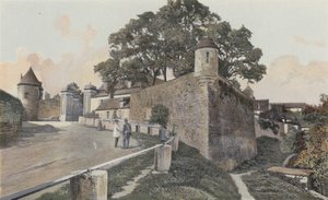 Avallon, Oude vestingwerken door French Photographer