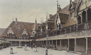 Beaune, Eerste binnenplaats van het Hospitaal