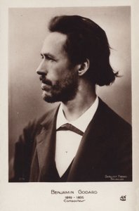 Benjamin Godard, Franse violist en romantische componist (1849-1895) door French Photographer