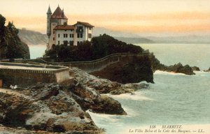 Biarritz, Villa Belsa, De Kust Van Baskenland door French Photographer
