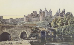 Bressuire, Ruïnes van het Kasteel, Buiten, Uitzicht ZW