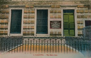 Calcutta - Het Zwarte Gat. Ansichtkaart verzonden in 1913