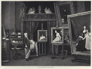 Carolus-Duran in zijn atelier