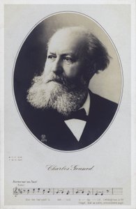 Charles Gounod, Franse pianist en componist (zw/w foto) door French Photographer