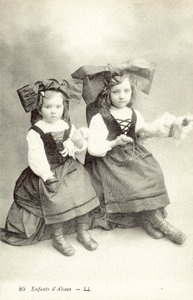 Kinderen van de Elzas door French Photographer