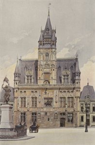 Compiegne, stadhuis door French Photographer