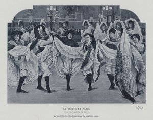 Dansers in de Jardin de Paris door French Photographer
