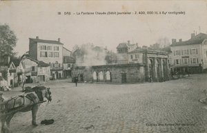 Dax - warme waterbron (dagelijkse stroom: 2400000 liter bij 64 graden) door French Photographer