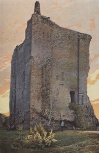 Domfront, Donjon, buitenaanzicht