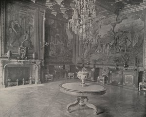 Salon, Paleis van Fontainebleau door French Photographer