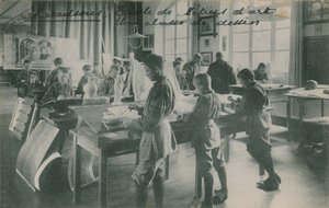 Tekencursus in een kunstschool, Frankrijk door French Photographer