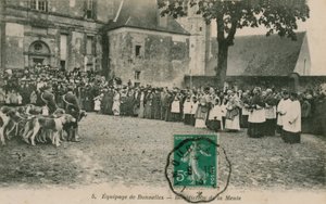 Equipage de Bonnelles - Zegening van de Meule. Ansichtkaart verzonden in 1913 door French Photographer