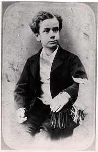 Fernand Pelloutier als kind door French Photographer