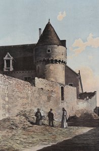 Fongombault, Hoektoren van het klooster door French Photographer