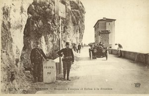 Frans-Italiaanse grens, Menton