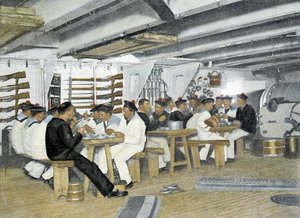 Franse marine, eind 19e eeuw: De maaltijd van de matrozen