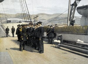 Franse marine, laat 19e eeuw: het vertrek van de Permisonaries - Bibl. des Arts Deco.