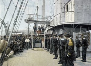Franse marine, eind 19e eeuw: ontspanning op zondag - Bibl. des Arts Deco.