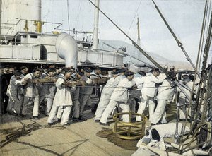 Franse marine, eind negentiende eeuw: eerste priesters - Bibl. des Arts deco.