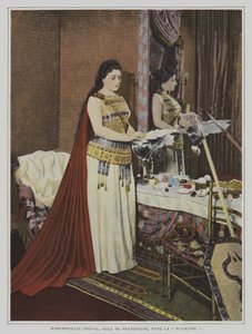 Franse sopraan Lucienne Breval in de rol van Brunnhilde in Richard Wagner