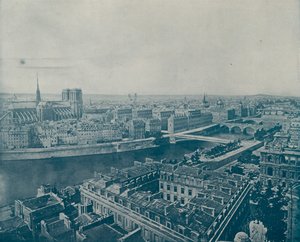 Algemeen Uitzicht op Parijs, kijkend naar het Westen door French Photographer