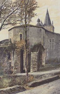 Hagetmau, Kerk, Kant van de apsis