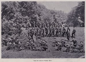 Het Russische leger: Korps van cadetten van Vladimir, Kiev door French Photographer