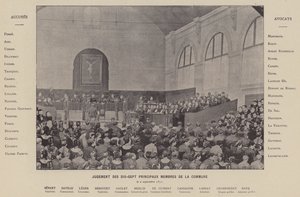 De Commune van Parijs, Proces van de zeventien belangrijkste leden van de Commune, 2 september 1871 door French Photographer