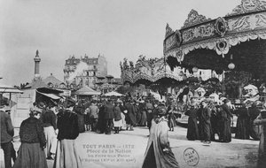 La Foire du Trône, Place de la Nation, Parijs, ca. 1900