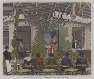 La Romance Populaire in het Pavillon Rose, Point-du-Jour, Parijs