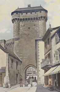 La Souterraine, Stadspoort, Buitenaanzicht door French Photographer