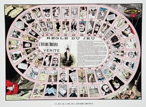 Het Ganzenbord van de Dreyfus-affaire, uit Histoire de la Troisieme Republique, Vol. I, l