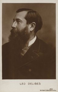 Leo Delibes, Franse componist (1836-1891) door French Photographer