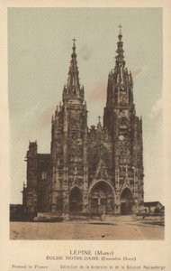 Lepine, Kerk Notre Dame door French Photographer