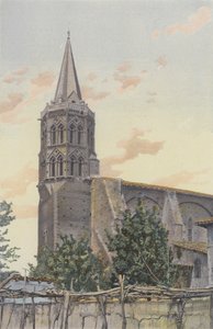Lisle-DAlbi, Kerk, Klokkentoren, Oostzijde door French Photographer