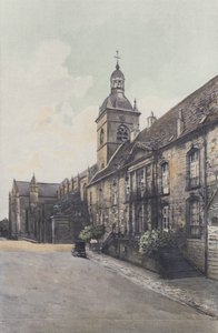 Luxeuil, de kerk en de pastorie