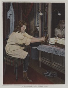 Mademoiselle Salle, tweede sujet, in haar kleedkamer