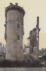 Mehun-sur-Yèvre, Resten van het kasteel, Noordkant