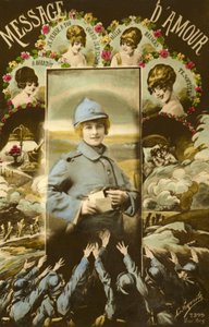Liefdesboodschappen aan soldaten door French Photographer