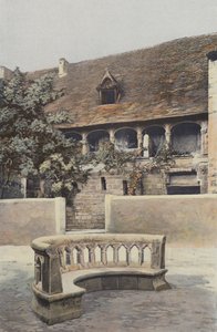 Nérac, Kasteel, Gevel aan de binnenplaats