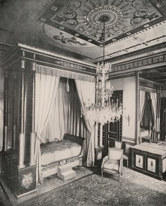 Parijs: Bed van keizerin Joséphine in het Duitse Ambassadegebouw door French Photographer