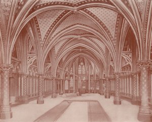 Parijs: Crypte van de Sainte Chapelle door French Photographer