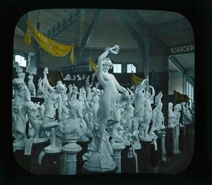 Parijs Expositie: Paleis van Nationale Manufacturen, 1900 door French Photographer