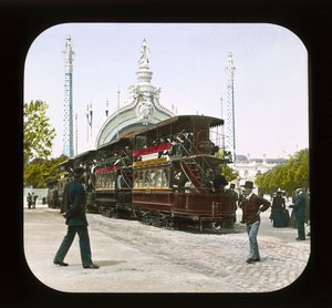Parijs Expositie: hoofdingang, 1900 door French Photographer